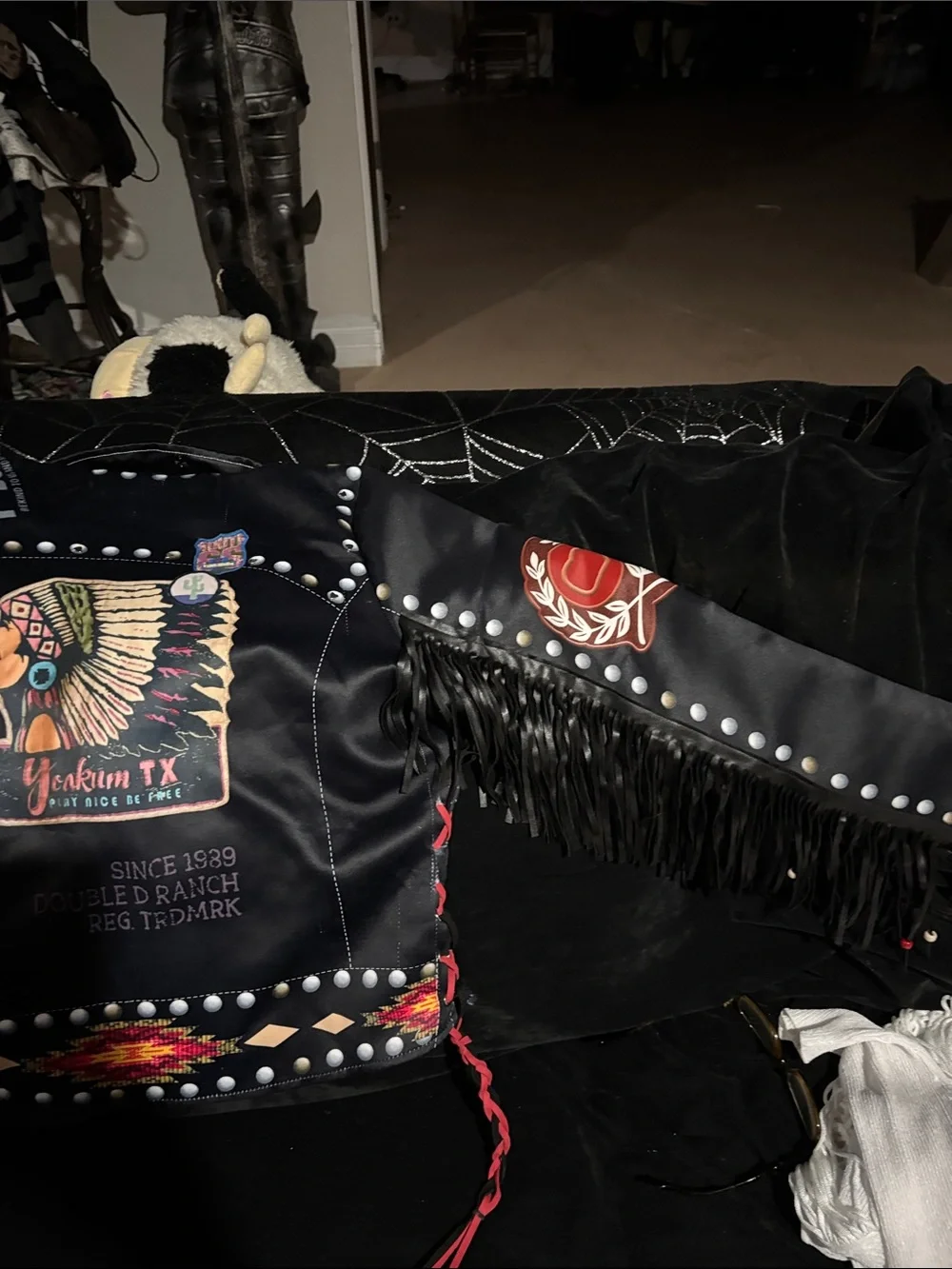 MISSLOOK Black Satin Jacket